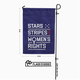 Garden Flag - Stars and Stripes and Women's Rights
