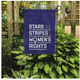Garden Flag - Stars and Stripes and Women's Rights