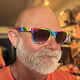 Classic Design, Rainbow Pride Glasses by Blue Gem, Unisex
