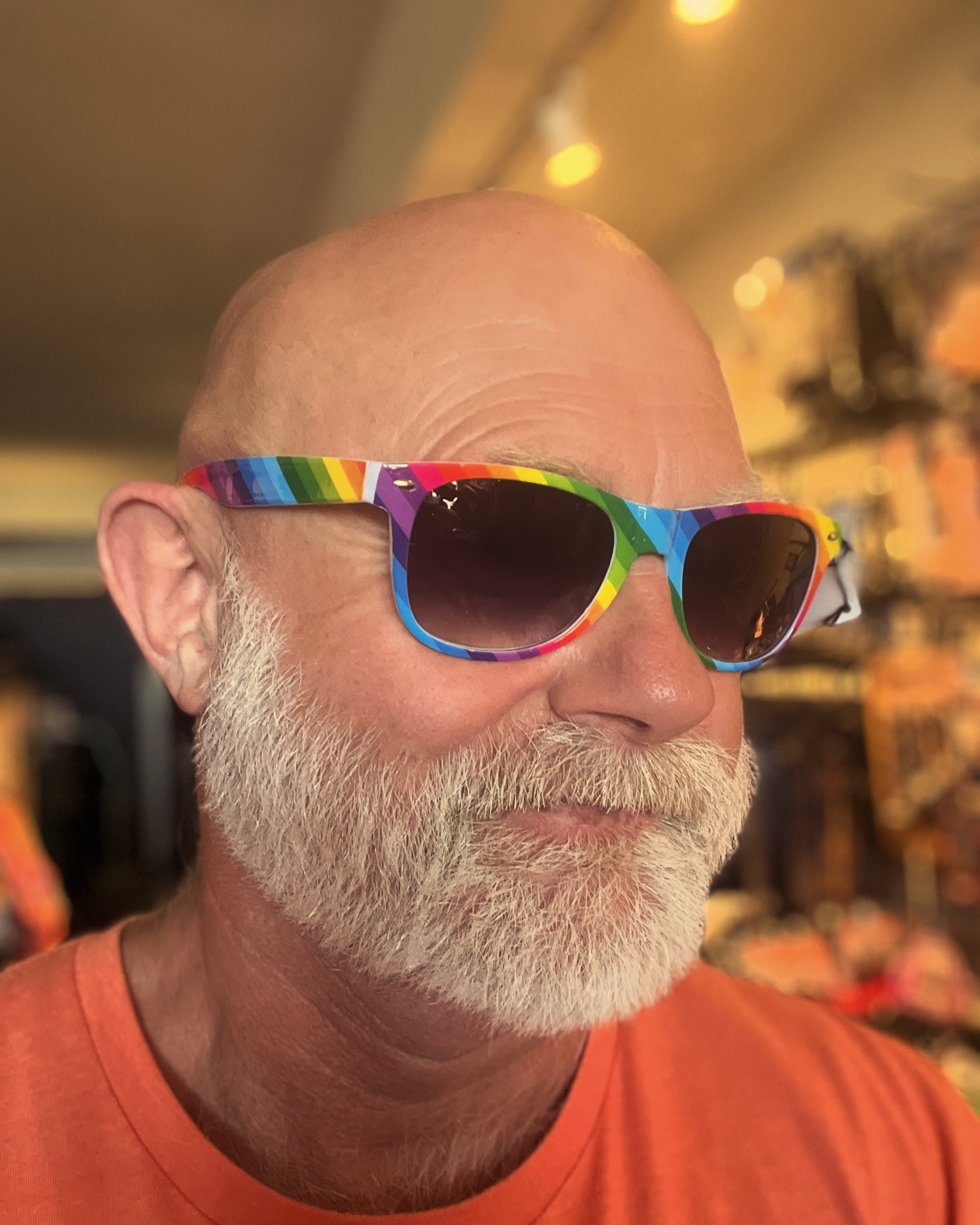 Classic Design, Rainbow Pride Glasses by Blue Gem, Unisex