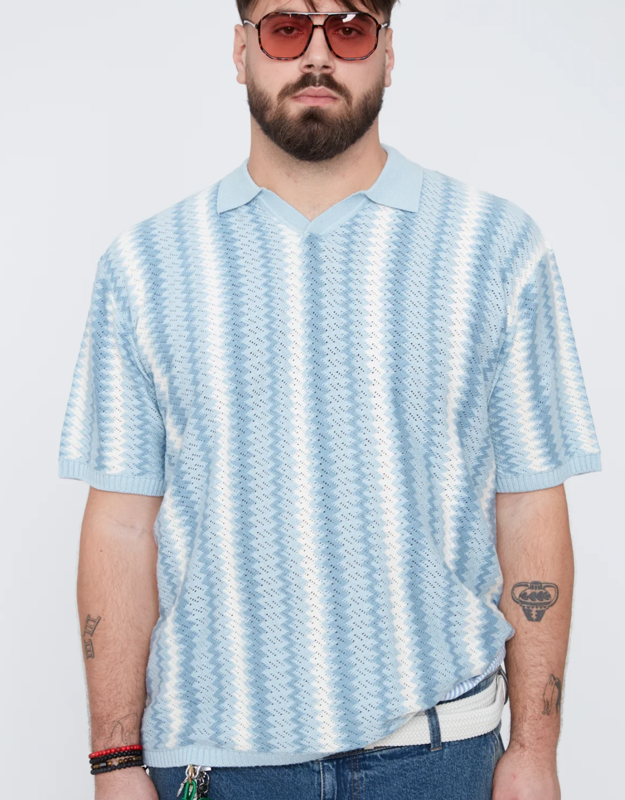 103604 - Pastel Blue, knit top