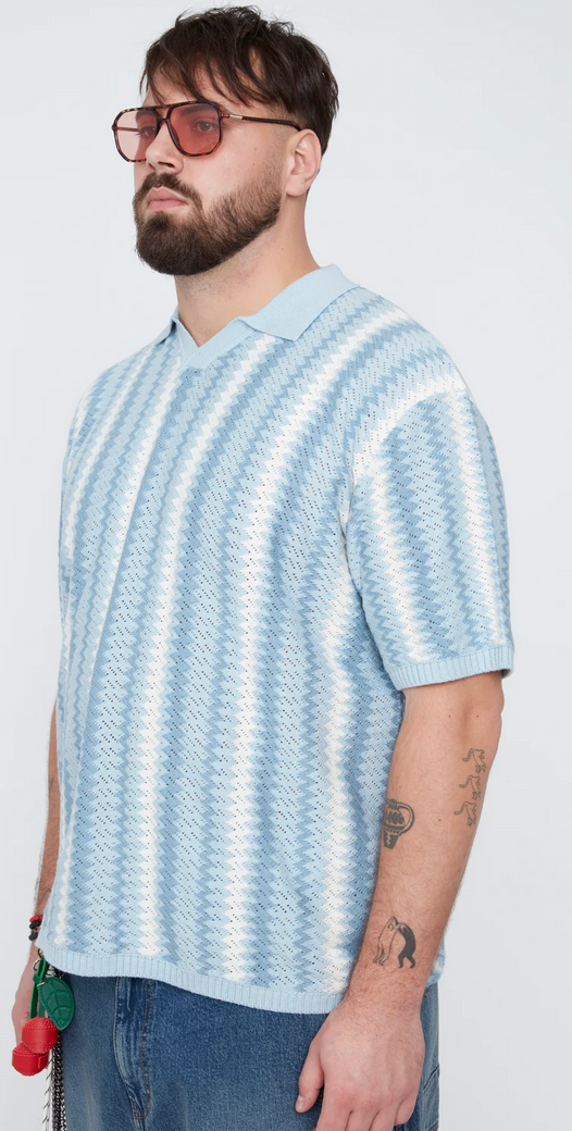 103604 - Pastel Blue, knit top