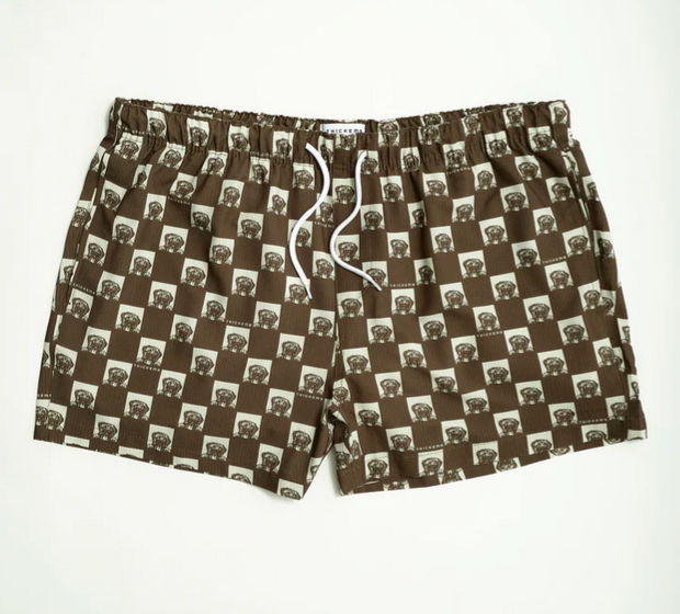 Checker Seersucker, Artifact, Swim/Volley Short