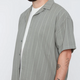 Stripe Boxy Fit, Thyme Collar Shirt