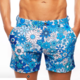 Botanical, Short, Blue