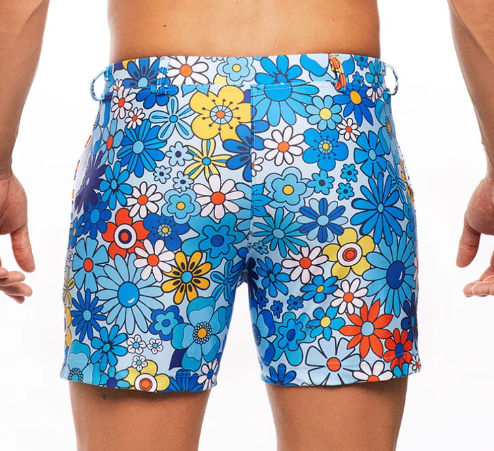 Botanical, Short, Blue