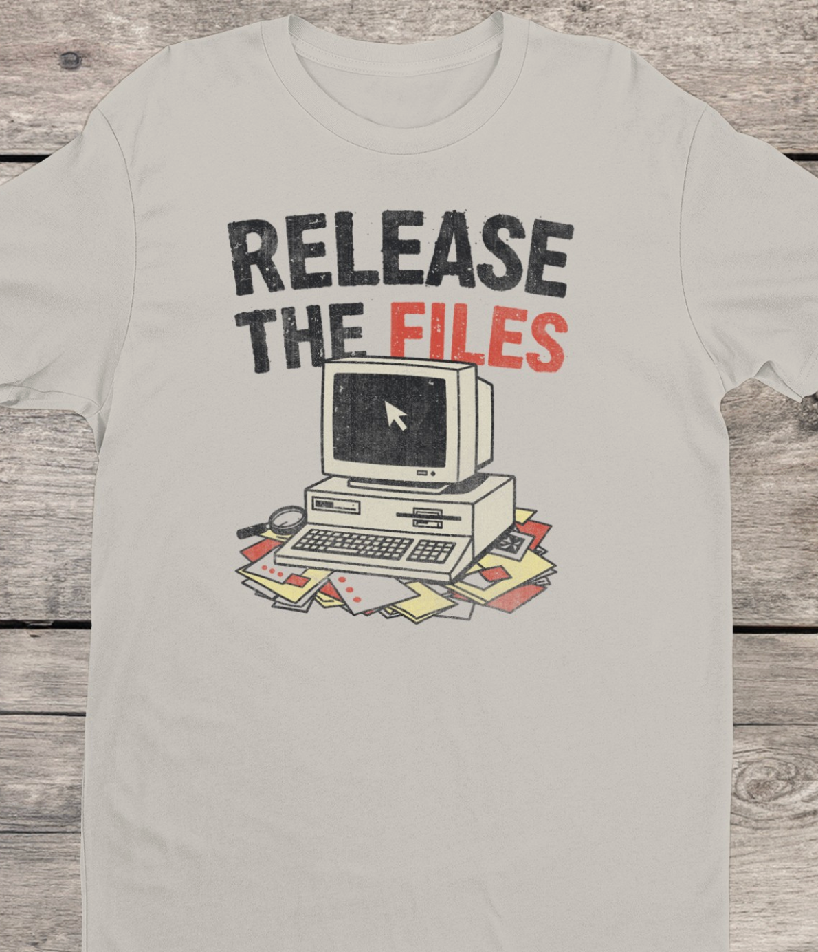 Release The Files Retro Computer Art