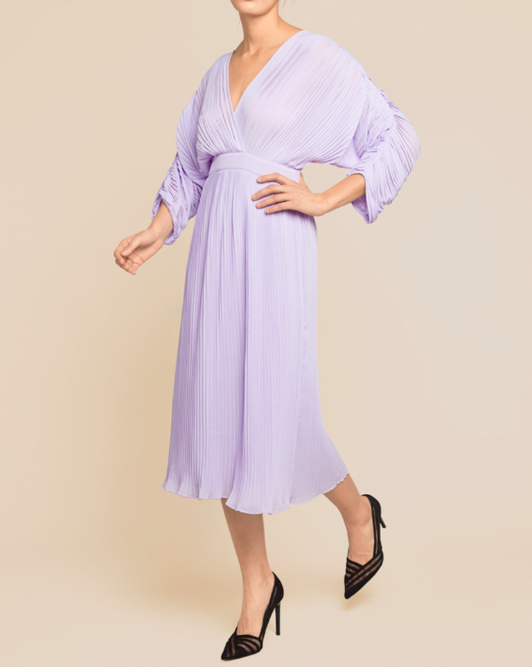 plisse dress