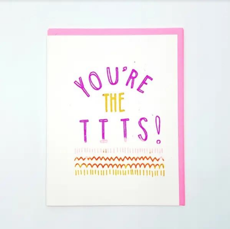 Cosmic Peace Studio You're The Tits Card