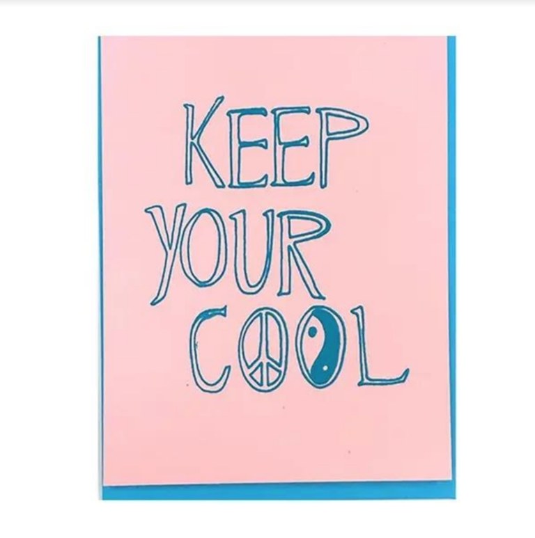 Cosmic Peace Studio Keep Your Cool Card