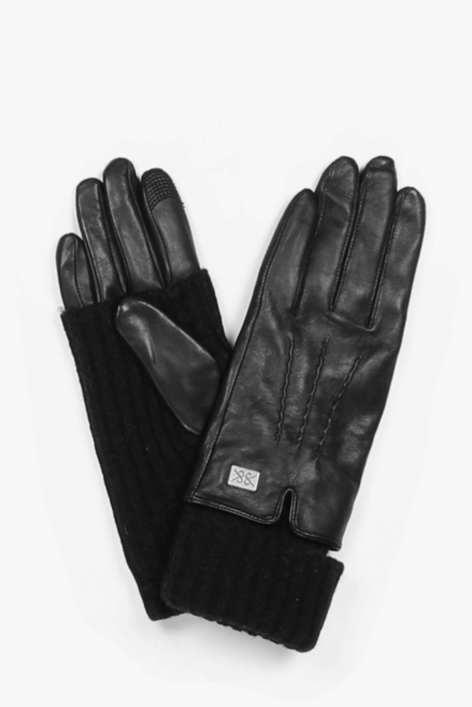 Soia & Kyo Carmel Leather Gloves FW21
