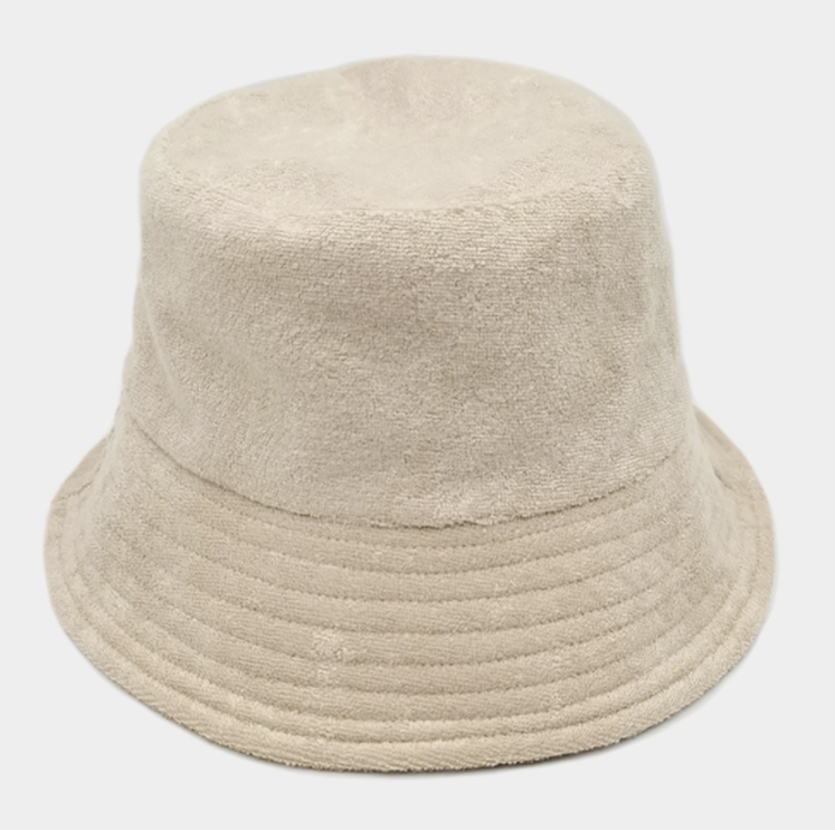 French Terry Cloth Bucket Hat