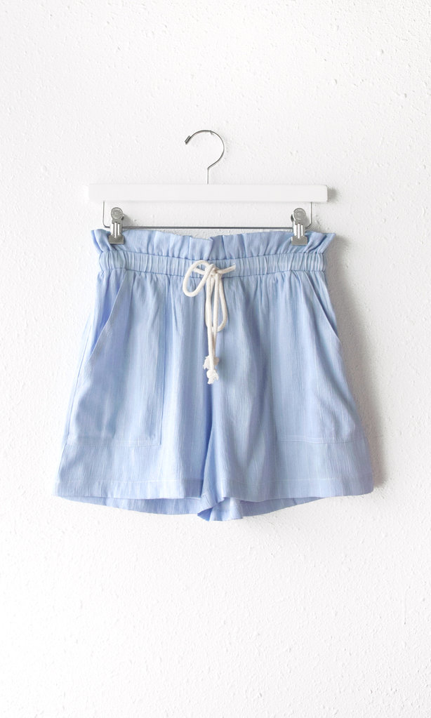 Greylin Dan Pinstriped Paperbag Shorts