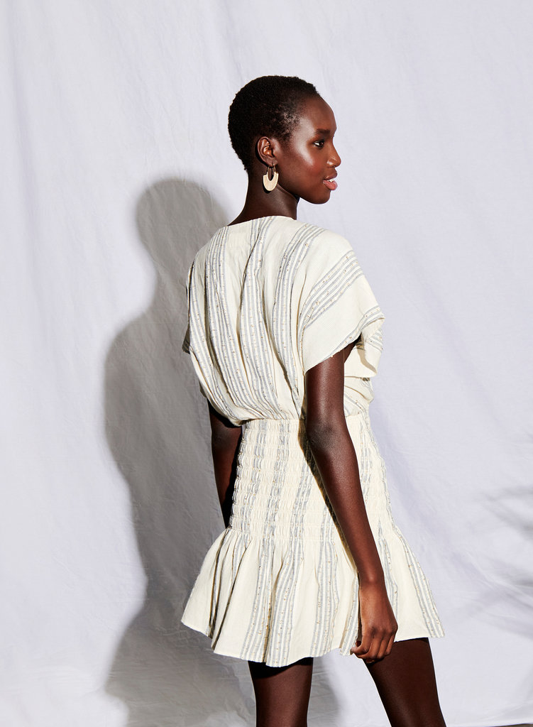Saylor Astrud Woven Sequin Mini Dress