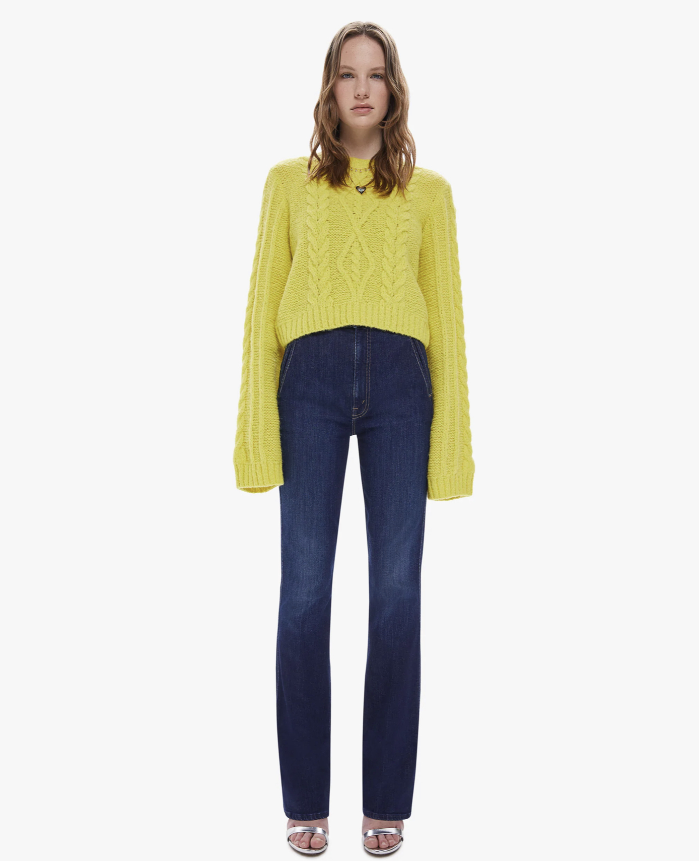 The Wide Sleeve Jumper Crop In 