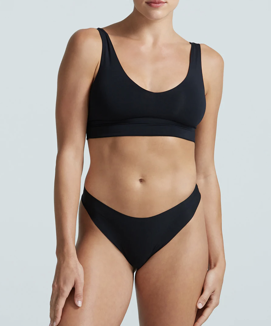 Butter mid-rise Thong - Rowe Boutique