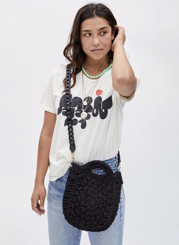 Clare V. Vegan Crossbody Link Strap