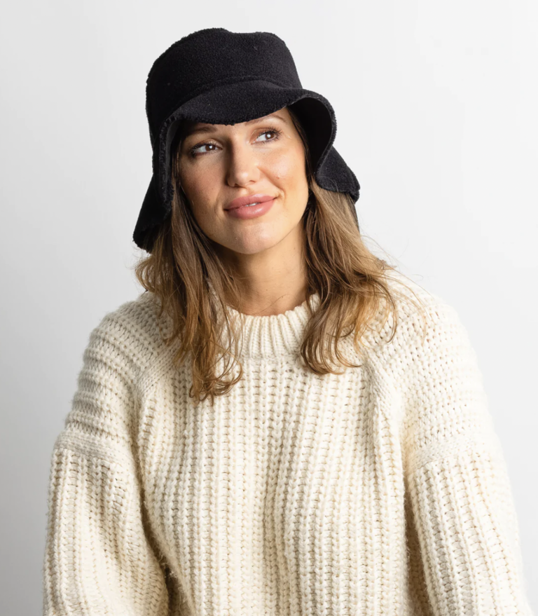 Hat Attack Faux Shearling Reversible Bucket Hat