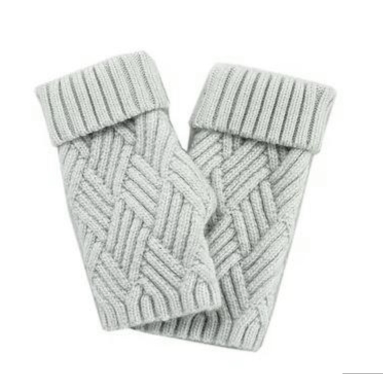 Mitchie's Matchings GLYH02 Knitted Fingerless Gloves