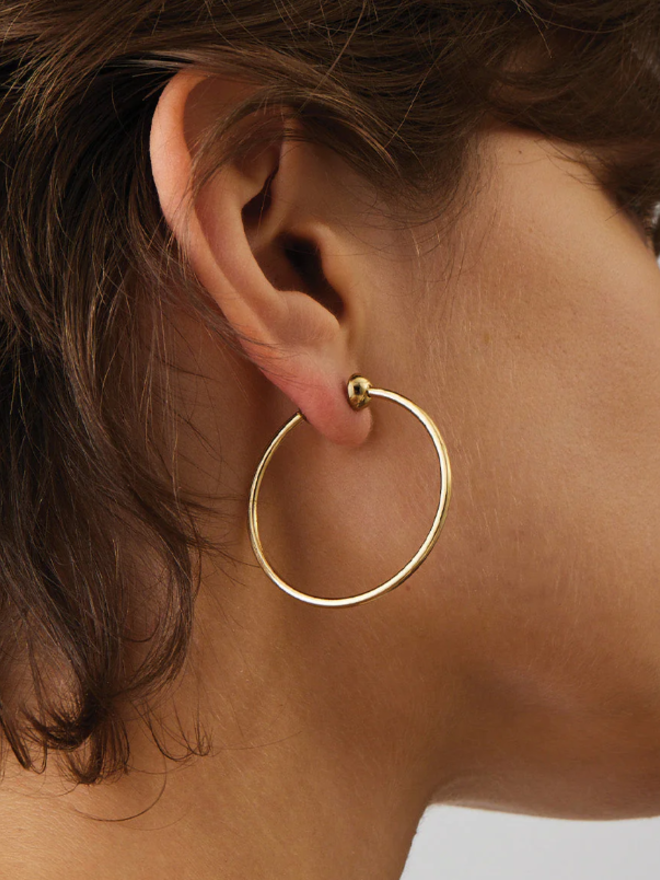 25mm Tube Hoops - Rowe Boutique