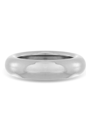 Adina Reyter Chunky Tube Band Ring in Sterling Silver