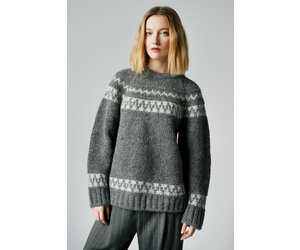 Faire Isle Oversized Sweater - Rowe Boutique