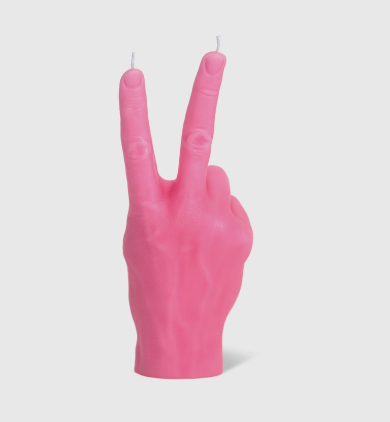 54 Celsius Peace Hand Candle