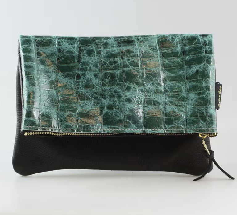 Zina Kao The 2-Sided Adeline Foldover Clutch