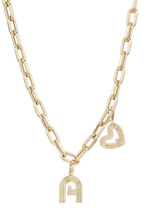 Adina Reyter Groovy Initial Hinged Charm