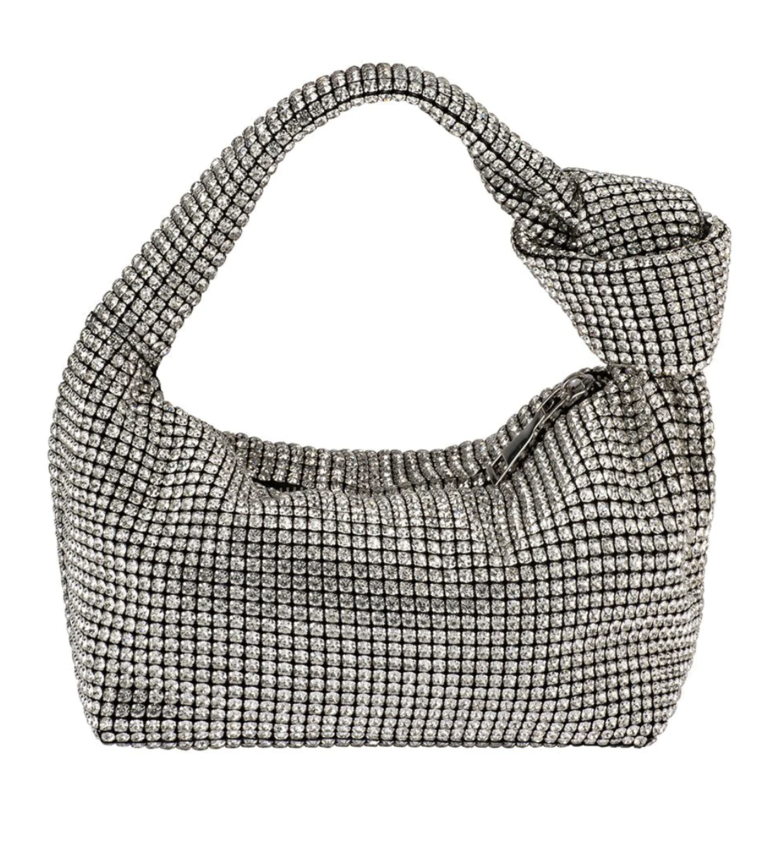 Olga Berg Polly Crystal Shoulder Bag