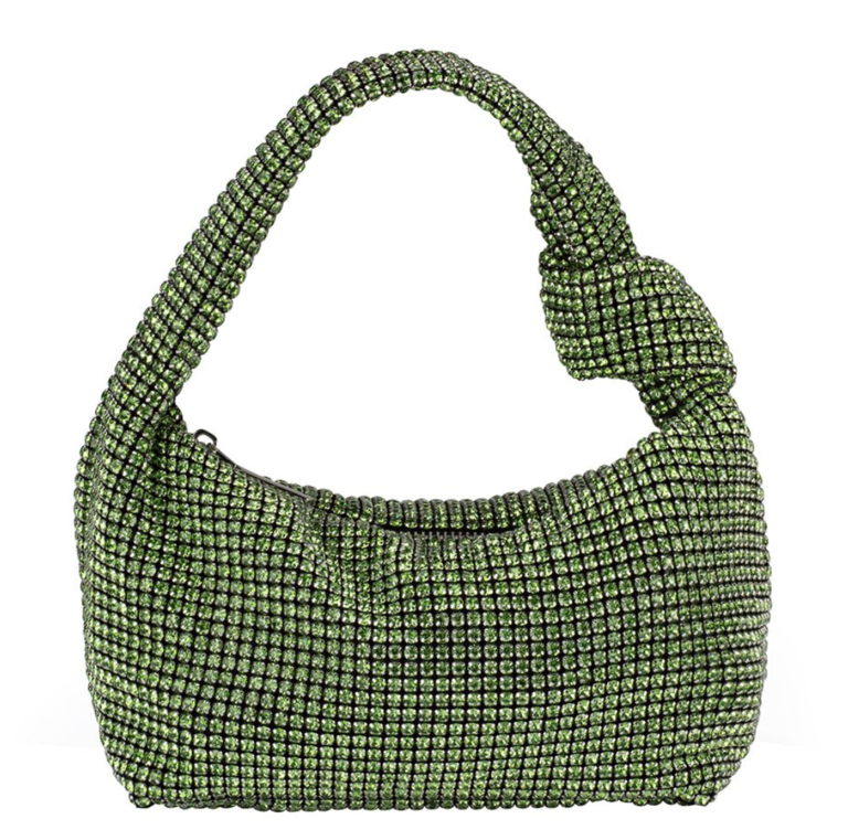 Olga Berg Polly Crystal Shoulder Bag