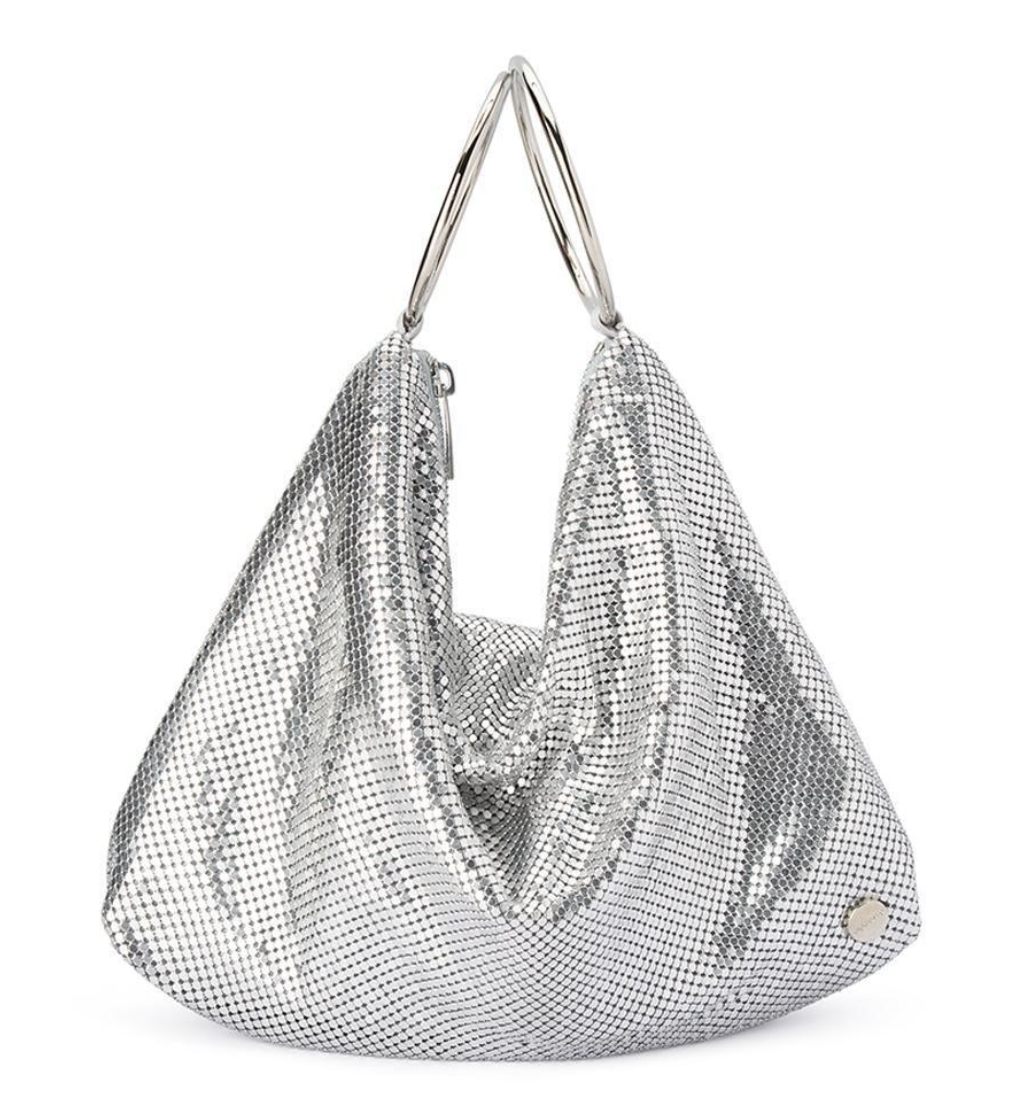 Olga Berg Shar Mesh Convertible Bag