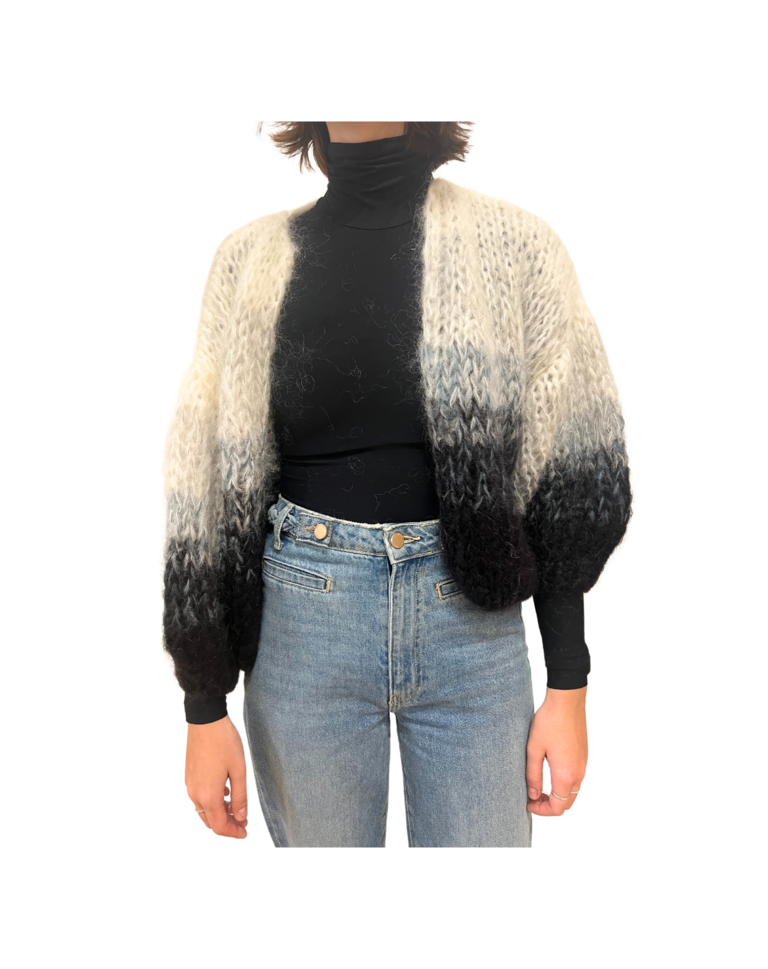 Maiami Ombre Bomber Cardigan