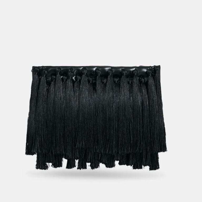 Essentiel Antwerp Leather Tassle Pouch