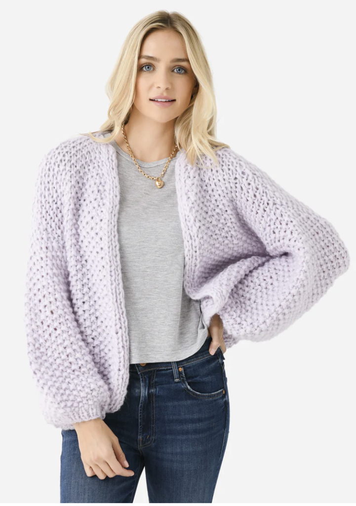 Maiami Alpaca Pearl Bomber Cardigan