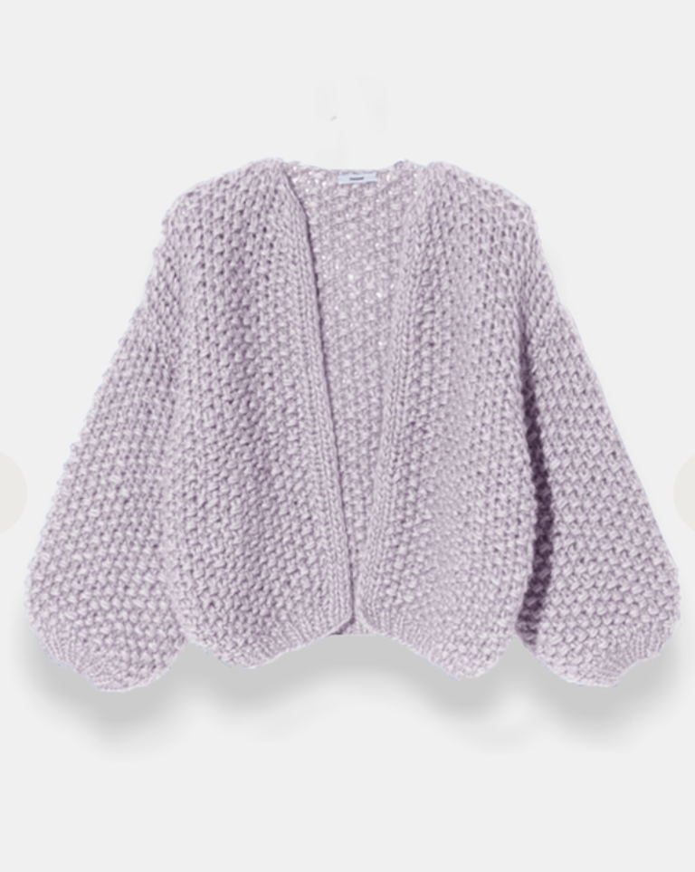 Maiami Alpaca Pearl Bomber Cardigan