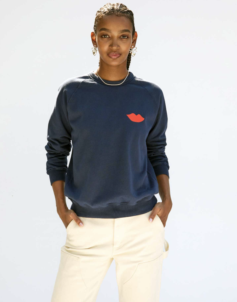 Clare V. Lips Sweatshirt