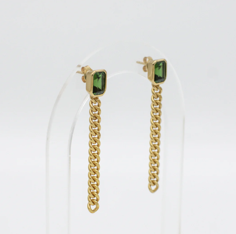 Au 79 Manhattan Chain Earrings