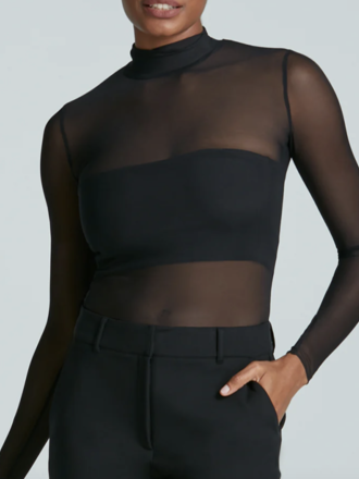 Commando Chic Mesh LS Turtleneck