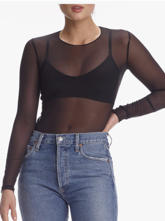 Commando Chic Mesh LS Tee