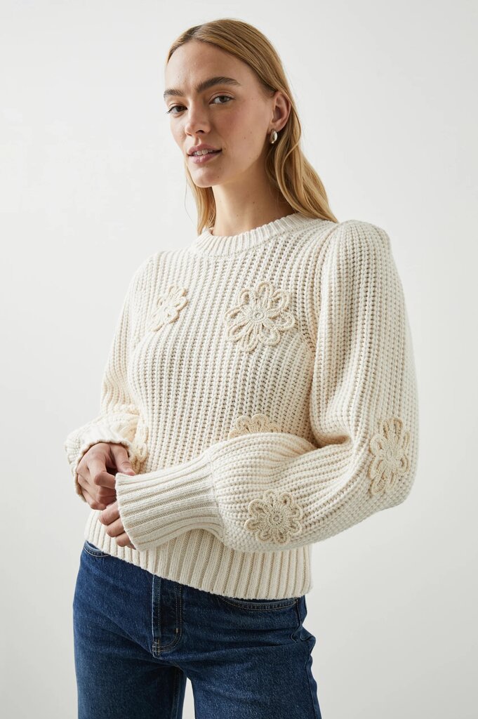 Rails Romy Crochet Daisy Sweater