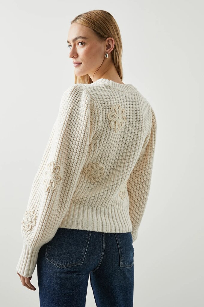 Rails Romy Crochet Daisy Sweater