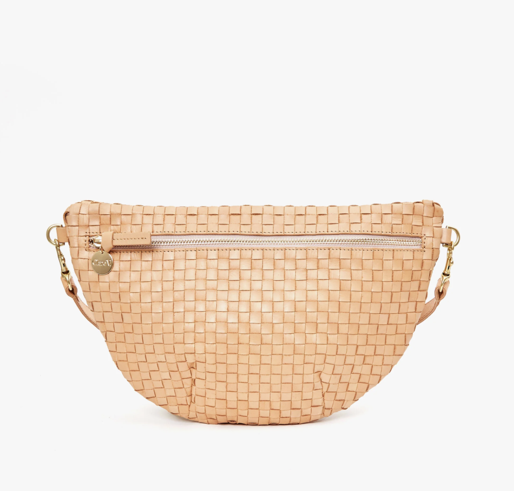 Grande Fanny Woven Checker Rowe Boutique