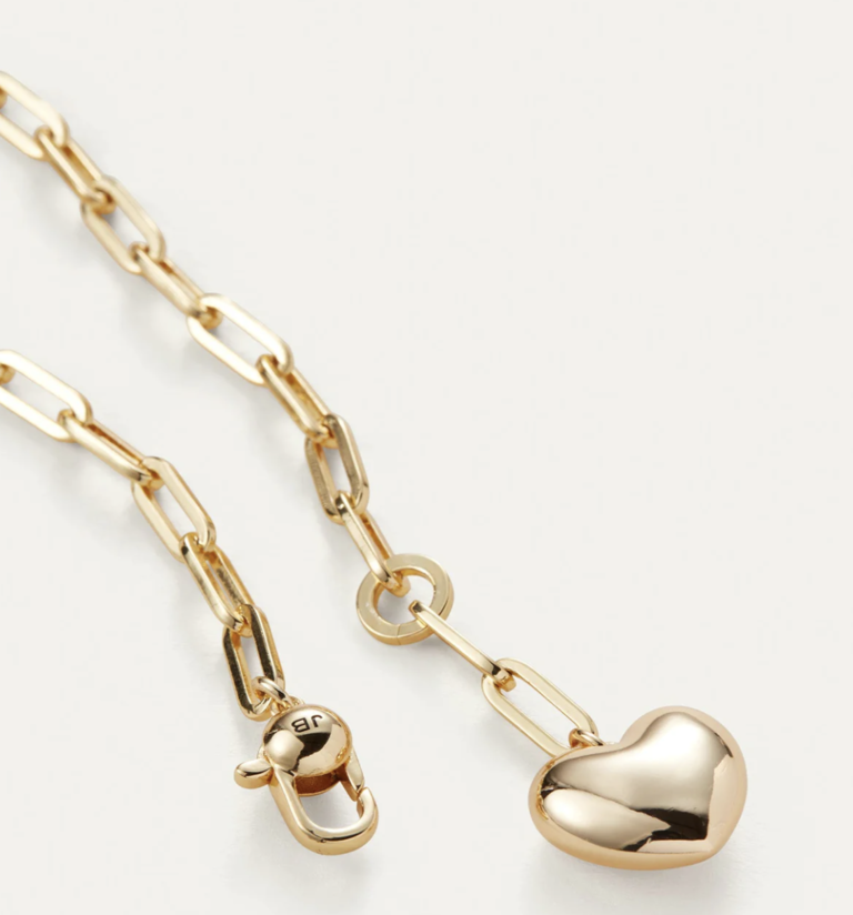 Jenny Bird Puffy Heart Necklace