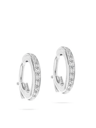Adina Reyter Pave Huggie Hoops