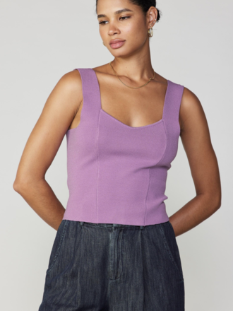 Current Air Sweetheart Knit Tank Top