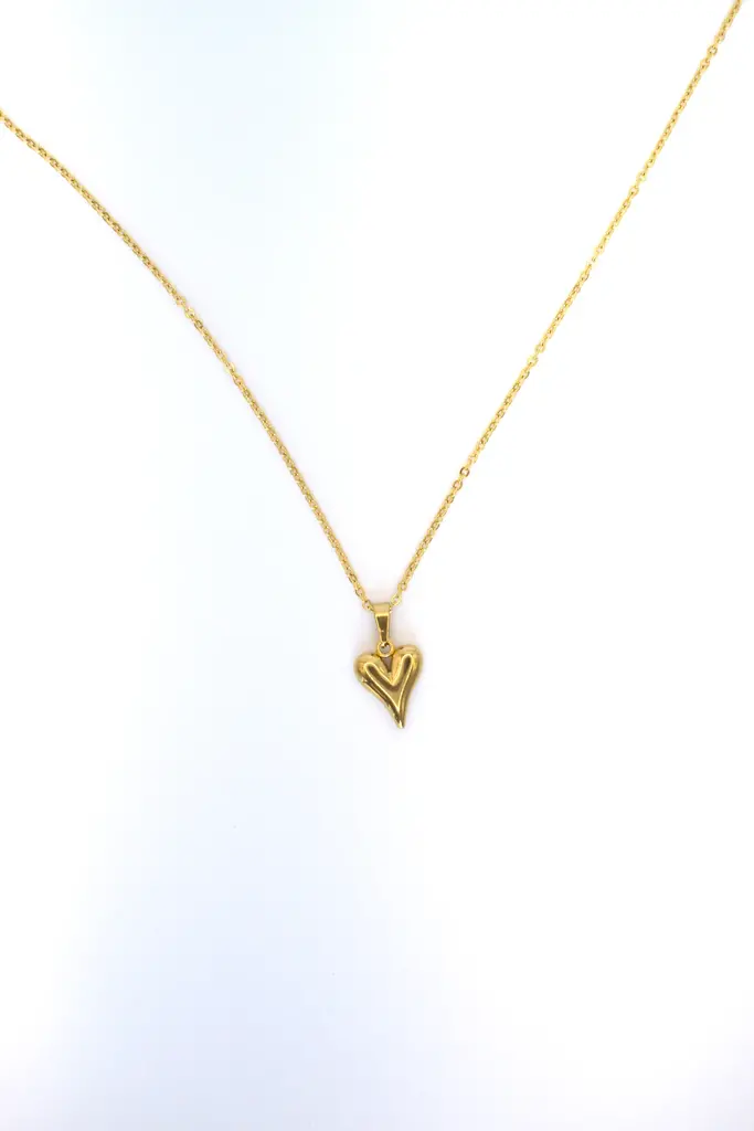 TNT Goods Puffy Heart Necklace