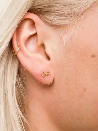 Larissa Loden Single Fries Word Stud