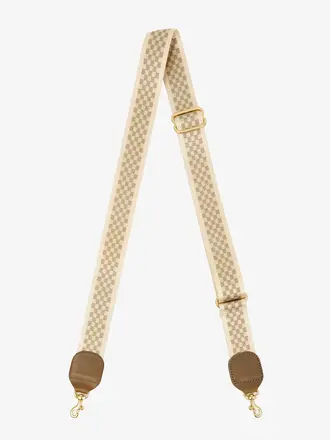 Clare V. Adjustable Crossbody Strap - Checker