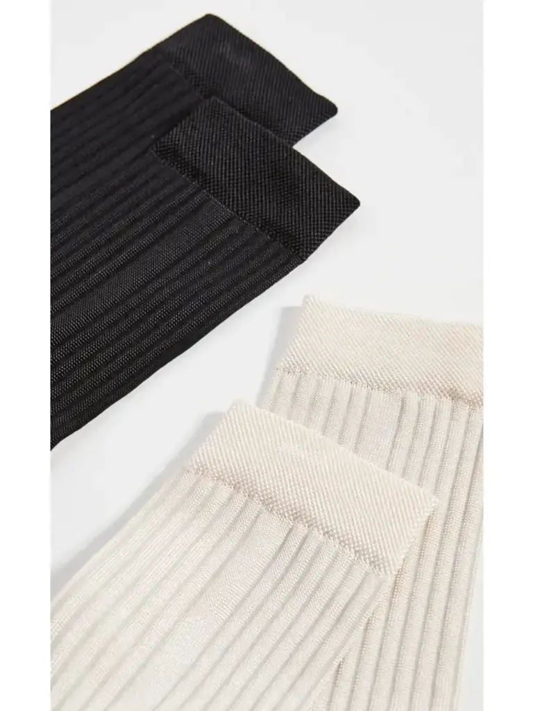 Stems Socks & Tights Blocked Rib Crew Socks